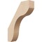 Ekena Millwork 3-inch W x 12-inch D x 16-inch H Stanfield Rough Cedar Woodgrain TimberThane Knee Brace, Primed BRCUR03X12X16STARCPR - alternate 1